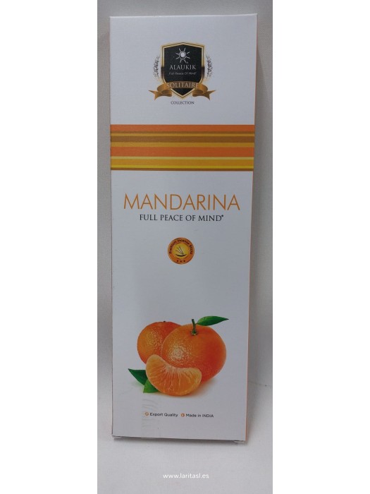 Incienso Alaukik Mandarina 90gr 